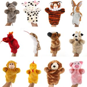 ふわふわ ぬいぐるみ 動物 ハンドパペット 12種セット