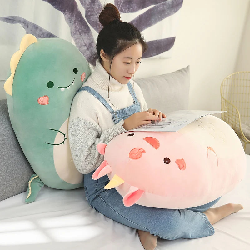 もっちり ふわふわ 動物 抱き枕 癒し系 ぬいぐるみ - 画像 (4)