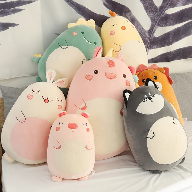 もっちり ふわふわ 動物 抱き枕 癒し系 ぬいぐるみ - 画像 (2)