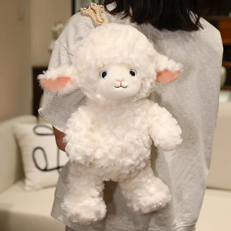 かわいい もこもこ ひつじ ぬいぐるみリュック - 画像 (7)