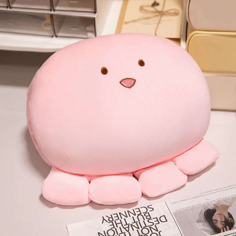 ふわふわ もちもち ウィンク タコ ぬいぐるみ パステルピンク - 画像 (15)