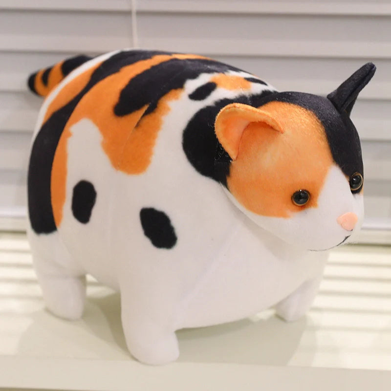 もっちり茶トラ猫 ぬいぐるみ 大小セット キーホルダー付き - 画像 (11)