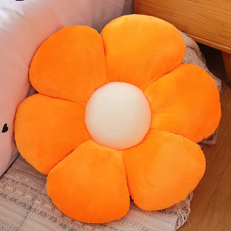 ふわふわ タイダイ柄 花形クッション - 画像 (22)