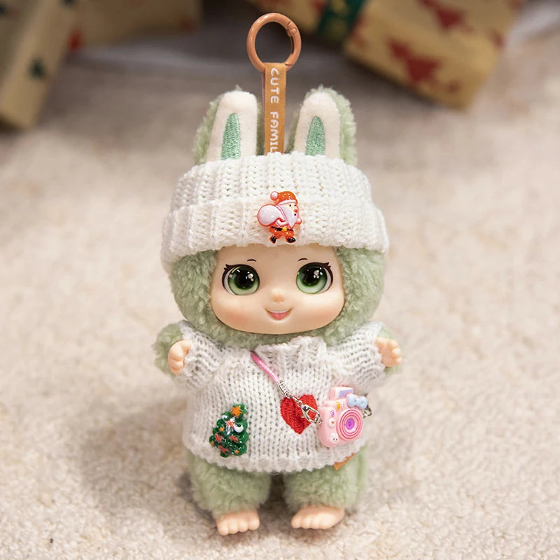 クリスマス ウサ耳 ニット もこもこ ドール フィギュア - 画像 (8)