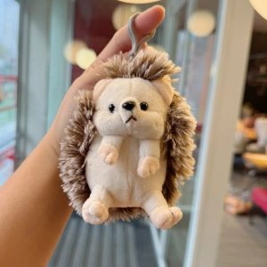 かわいい ふわふわ ハリネズミ ぬいぐるみ キーホルダー