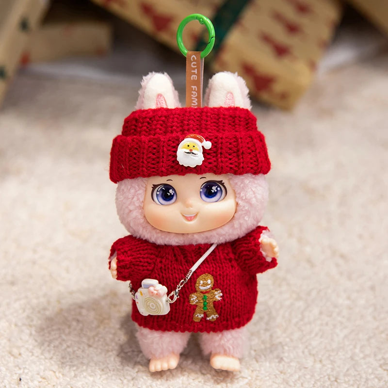 クリスマス ウサ耳 ニット もこもこ ドール フィギュア - 画像 (10)