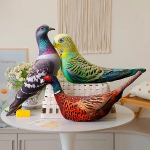 リアルな鳥のぬいぐるみ ハト セキセイインコ キジ 各種