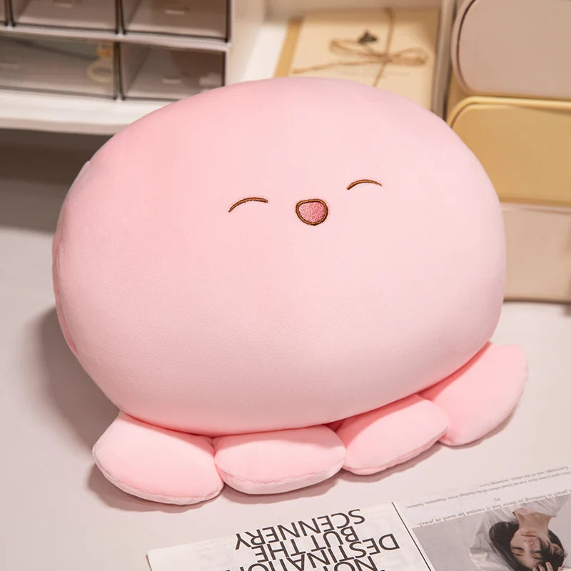 ふわふわ もちもち ウィンク タコ ぬいぐるみ パステルピンク - 画像 (18)