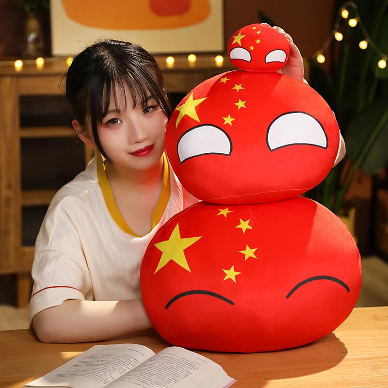 ふわふわ 世界の国旗 国ボール ぬいぐるみ - 画像 (4)