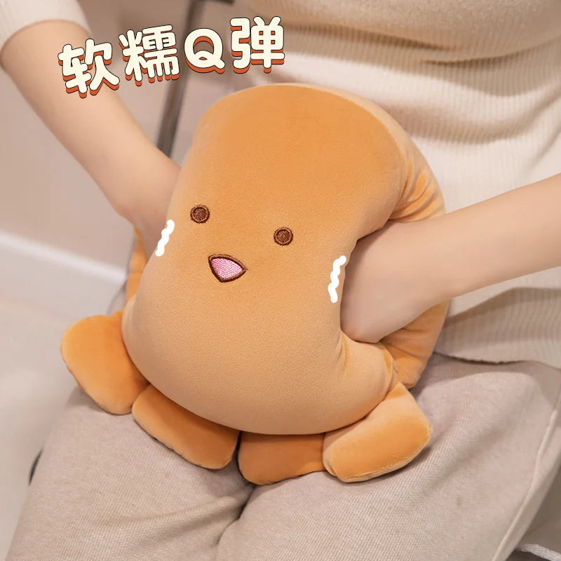 ふわふわ もちもち ウィンク タコ ぬいぐるみ パステルピンク - 画像 (6)