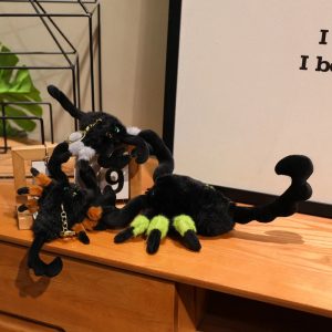 ハロウィン サソリ クモ ブラック ぬいぐるみキーホルダー