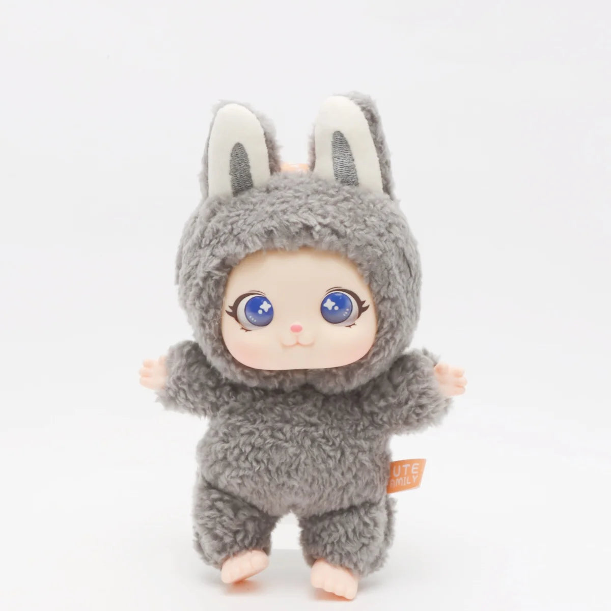 かわいい ふわふわうさぎ 着ぐるみ ドール グレー - 画像 (4)