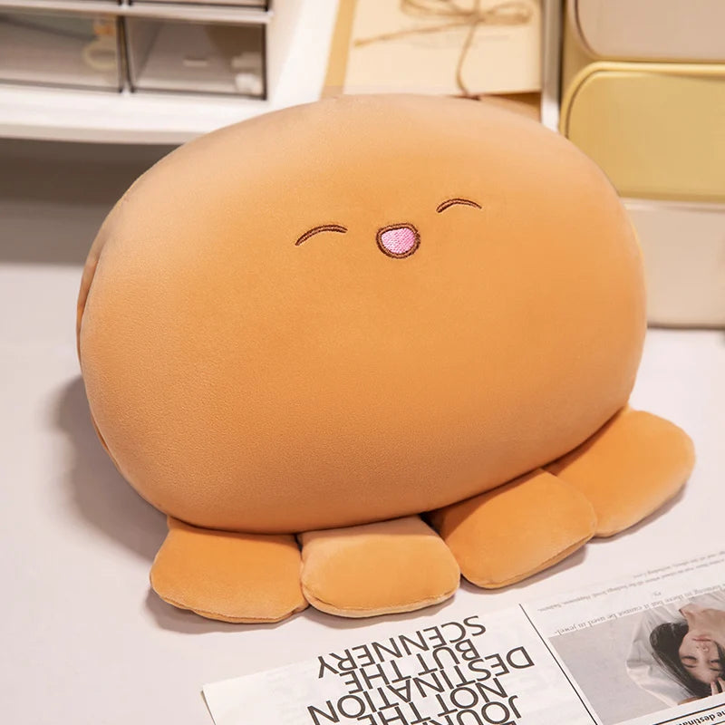 ふわふわ もちもち ウィンク タコ ぬいぐるみ パステルピンク - 画像 (11)