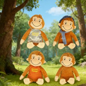ふわふわ おさるのジョージ ぬいぐるみ 多彩な衣装で登場