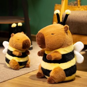 ふわふわ 縞々 ミツバチ カピバラ ぬいぐるみ