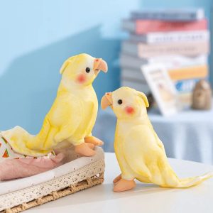 オカメインコ 淡い黄色 赤いほっぺ ぬいぐるみ