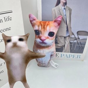 おとぼけ顔 フラット 猫 ぬいぐるみ