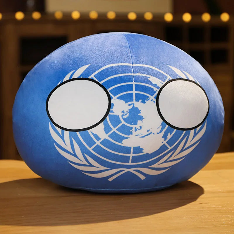 ふわふわ 世界の国旗 国ボール ぬいぐるみ - 画像 (14)