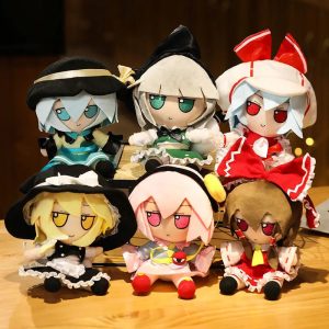 アニメ風 お座り キャラクター ぬいぐるみ 6種セット
