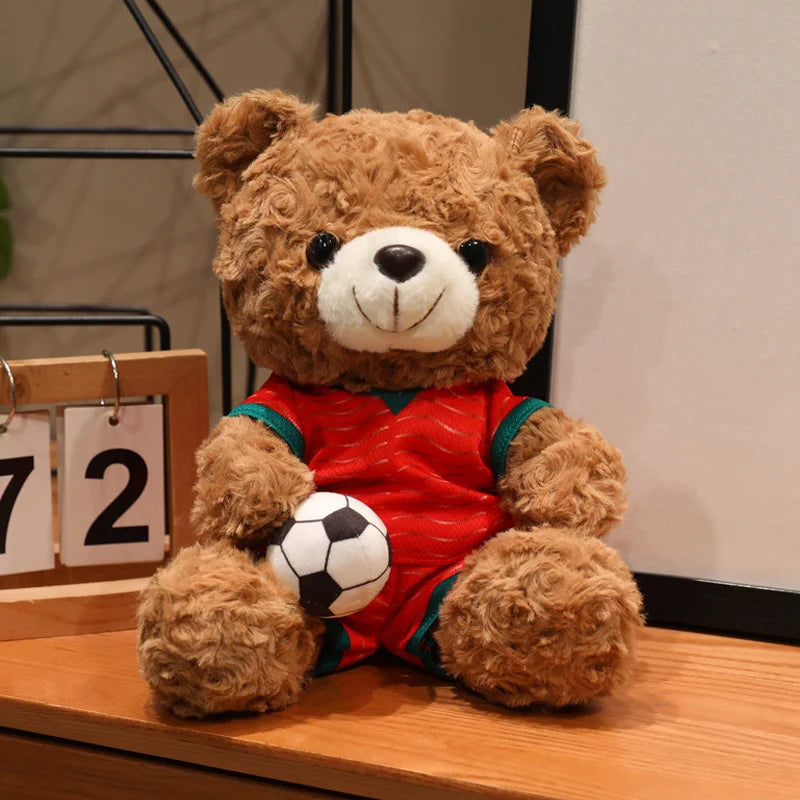 クリーム色のサッカー ドイツ代表 ユニフォーム テディベア ボール付き - 画像 (20)