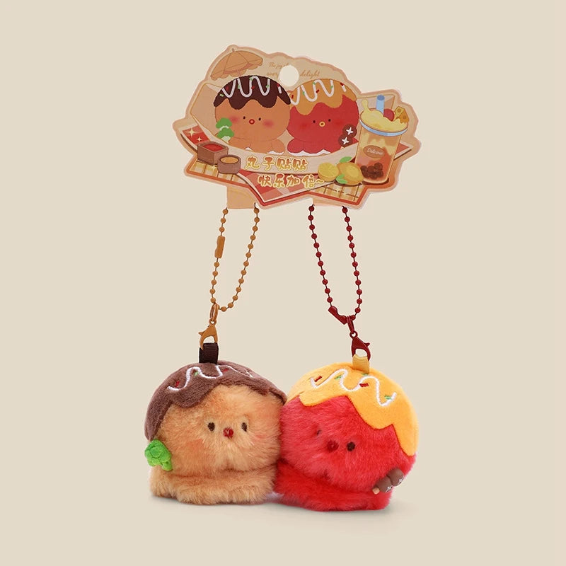 ぷっくり可愛い 料理モチーフ ぬいぐるみ マスコットキーホルダー イラストカード付き - 画像 (11)