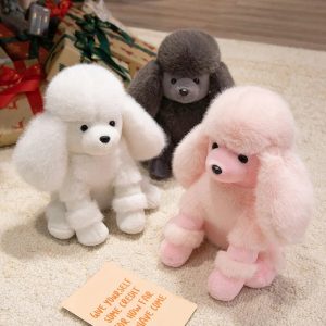 ふわふわ モコモコ 白い プードル ぬいぐるみ