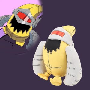 ロックマンX ビット 黄色いメカニックデザインのぬいぐるみ