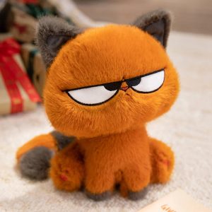 ぶすくれ顔のオレンジ猫 ふわふわぬいぐるみ