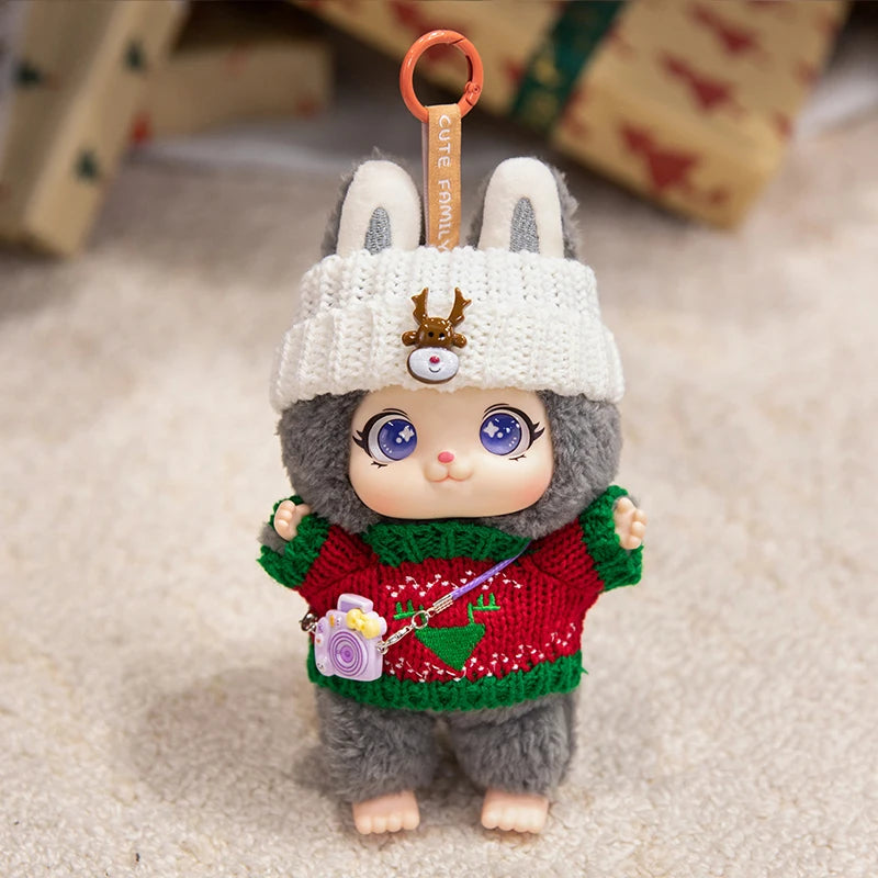 クリスマス ウサ耳 ニット もこもこ ドール フィギュア - 画像 (6)