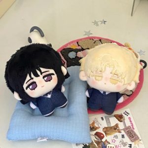 ちびキャラ スーツぬいぐるみ 黒髪&金髪 2体セット