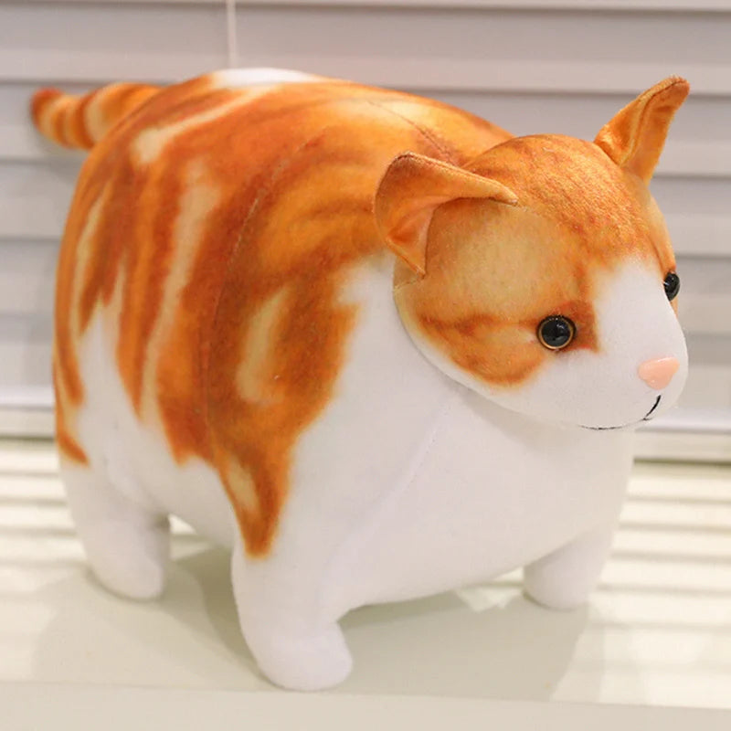 もっちり茶トラ猫 ぬいぐるみ 大小セット キーホルダー付き - 画像 (12)