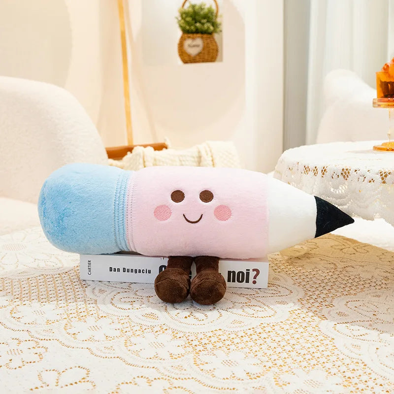ふわふわ笑顔のパステル文房具ぬいぐるみ - 画像 (10)