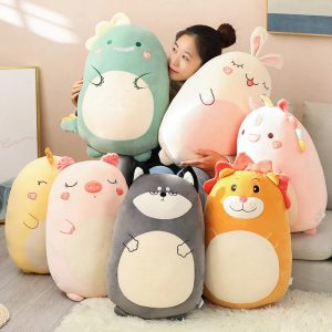 もっちり ふわふわ 動物 抱き枕 癒し系 ぬいぐるみ