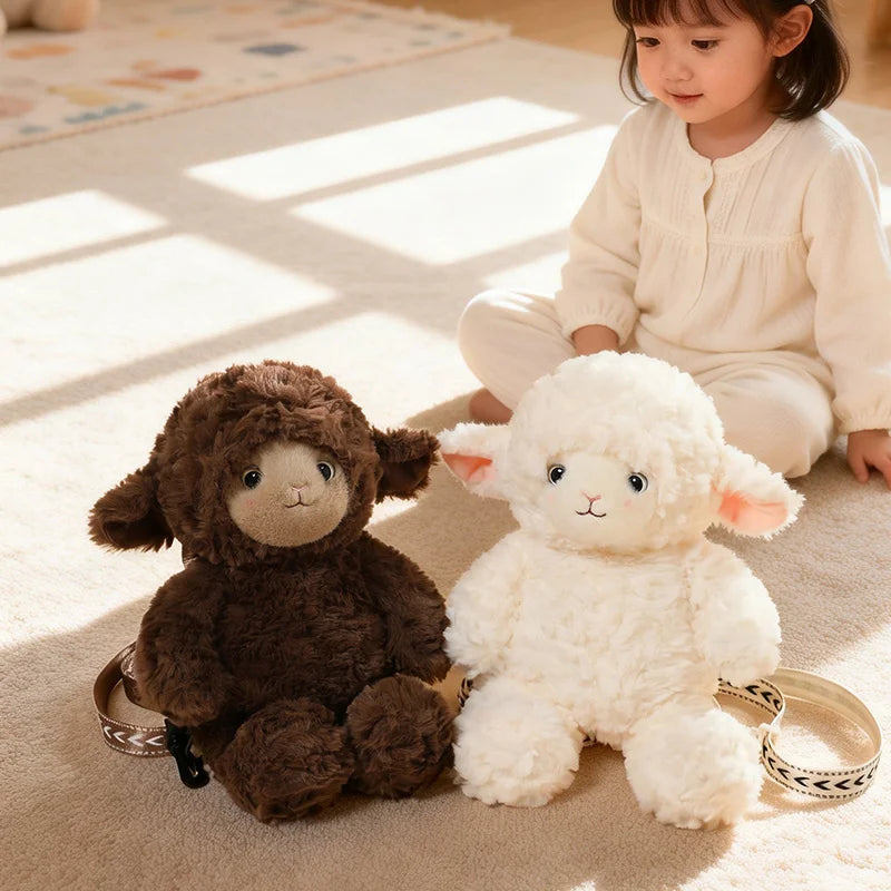 かわいい もこもこ ひつじ ぬいぐるみリュック - 画像 (3)