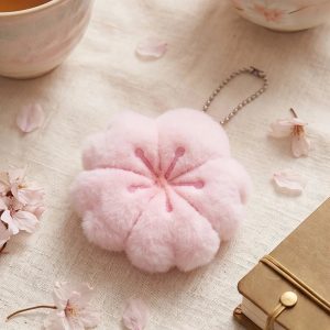 ふわふわ桜ぬいぐるみキーホルダー