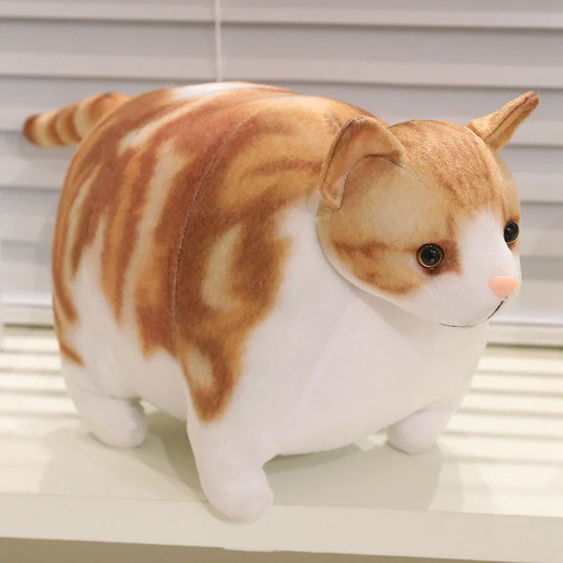もっちり茶トラ猫 ぬいぐるみ 大小セット キーホルダー付き - 画像 (9)