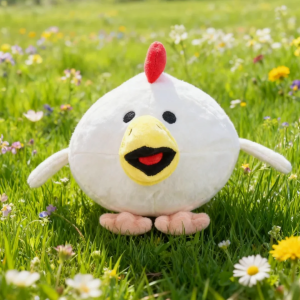 ふわふわ 丸い 白い ひよこ ぬいぐるみ