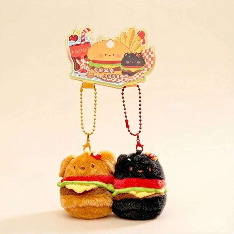 ぷっくり可愛い 料理モチーフ ぬいぐるみ マスコットキーホルダー イラストカード付き - 画像 (7)