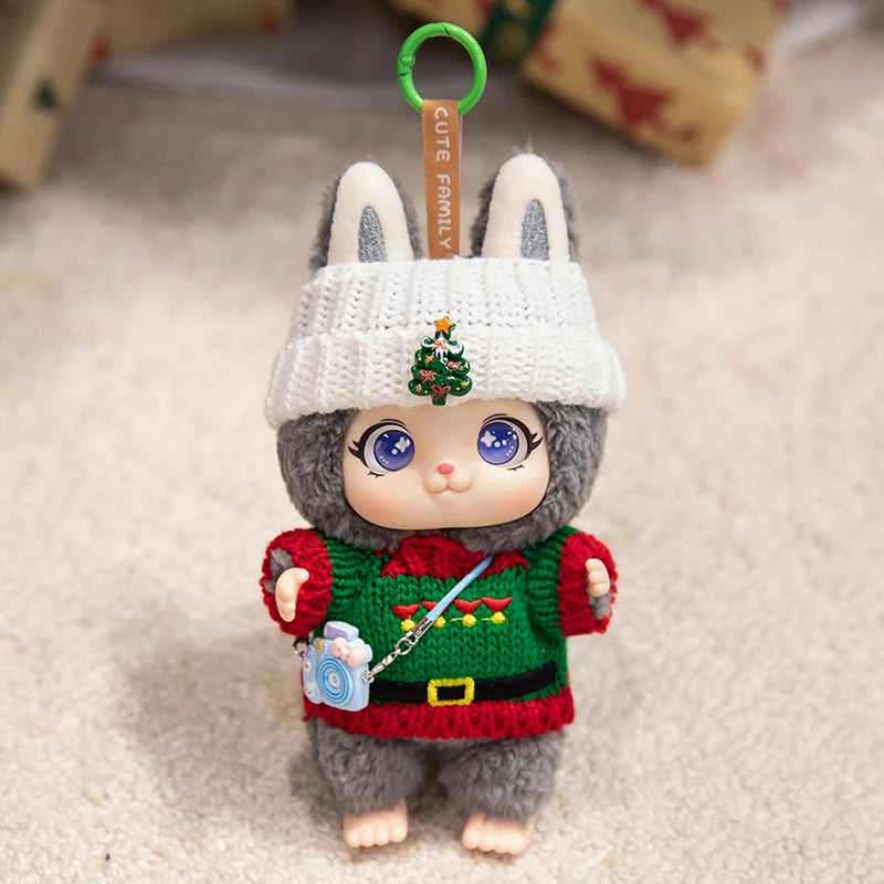 クリスマス ウサ耳 ニット もこもこ ドール フィギュア - 画像 (7)