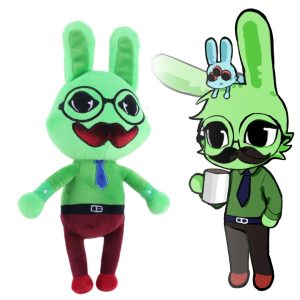 緑の教授風ウサギ ぬいぐるみ