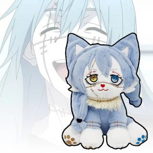 呪術廻戦 マヒト風 縫い目 オッドアイ 猫耳ぬいぐるみ