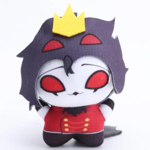 ヘルヴァボス ストラス 王冠付きぬいぐるみ 赤いジャケット