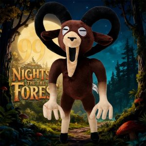 「Nights The The Forest」口開き角付き獣人ぬいぐるみ