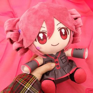 VOCALOID メイコ ピンク髪の座りぬいぐるみ